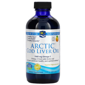 Thực phẩm bổ sung Nordic Naturals Arctic Cod Liver Oil Orange 8 fl oz (237 ml) 768990547850