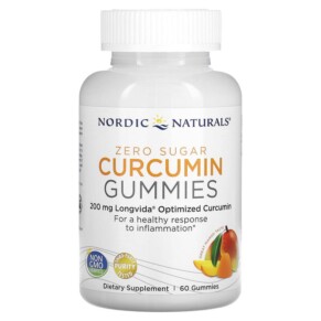 Thực phẩm bổ sung Nordic Naturals Curcumin Gummies Mango 100 mg 60 Gummies 768990301865
