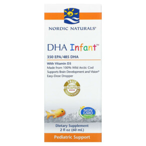 Thực phẩm bổ sung Nordic Naturals DHA Infant with Vitamin D3 2 fl oz (60 ml) 768990537882