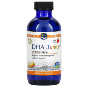 Thực phẩm bổ sung Nordic Naturals DHA Junior Ages 1+ Strawberry 4 fl oz (119 ml) 768990031830