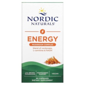 Thực phẩm bổ sung Nordic Naturals Energy Mushroom Complex 60 Capsules 768990015724