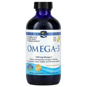 Thực phẩm bổ sung Nordic Naturals Omega-3 Lemon 1560 mg 8 fl oz (237 ml) 768990027635