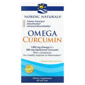 Thực phẩm bổ sung Nordic Naturals Omega Curcumin 1.200 mg 60 Soft Gels 768990018756
