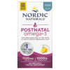 Thực phẩm bổ sung Nordic Naturals Postnatal Omega-3 Lemon 560 mg 60 Soft Gels 768990017582