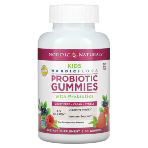Thực phẩm bổ sung Nordic Naturals Probiotic Gummies Kids Merry Berry Punch 60 Gummies 768990301704