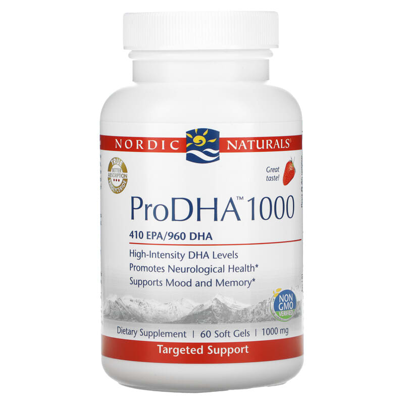 Viên uống Nordic Naturals ProDHA 1000 Strawberry 1000 mg 60 viên mềm 10 nordic naturals prodha 1000 strawberry 1 000 mg 60 softgels 70463 768990500893