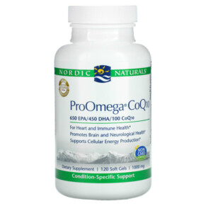 Thực phẩm bổ sung Nordic Naturals ProOmega CoQ10 1.000 mg 120 Soft Gels 768990131301