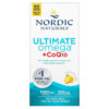 Thực phẩm bổ sung Nordic Naturals Ultimate Omega + CoQ10 Lemon 640 mg 120 Soft Gels 768990018923