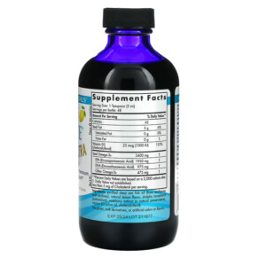 Dầu cá Nordic Naturals Ultimate Omega Xtra hương chanh 8 fl oz (237 ml) 3 Thành phần vi chất của Nordic Naturals Ultimate Omega Xtra Lemon 8 fl oz (237 ml) 768990018060