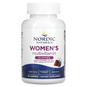 Thực phẩm bổ sung Nordic Naturals Women's Multivitamin Gummies Mixed Berry 60 Gummies 768990301018