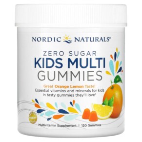 Thực phẩm bổ sung Nordic Naturals Zero Sugar Kids Multi Gummies Orange Lemon 120 Gummies 768990301278