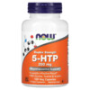 Thực phẩm bổ sung NOW Foods 5-HTP Double Strength 200 mg 120 Veg Capsules 733739001115