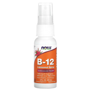 home page 24 Thực phẩm bổ sung NOW Foods B-12 Liposomal Spray 1.000 mcg 2 fl oz (59 ml) 733739039101