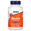 Thực phẩm bổ sung NOW Foods Biotin 5.000 mcg 120 Veg Capsules 733739004741