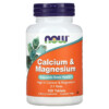 Viên uống NOW Foods Calcium & Magnesium 100 viên 5 Thực phẩm bổ sung NOW Foods Calcium & Magnesium 100 Tablets 733739012708
