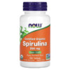 Thực phẩm bổ sung NOW Foods Certified Organic Spirulina 500 mg 100 Tablets 733739026965