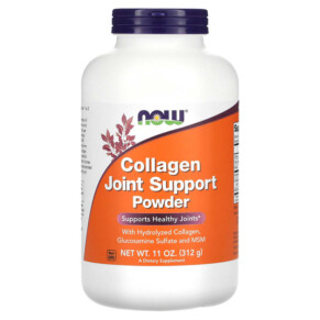 Thực phẩm bổ sung NOW Foods Collagen Joint Support Powder 11 oz (312 g) 733739032911