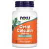 Thực phẩm bổ sung NOW Foods Coral Calcium 1.000 mg 100 Veg Capsules 733739012739