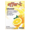 Thực phẩm bổ sung NOW Foods Effer-C Effervescent Drink Mix Orange 1.000 mg 30 Packets .26 oz (7.5 g) Each 733739006134