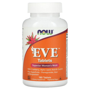 Thực phẩm bổ sung NOW Foods EVE Superior Women's Multi 180 Tablets 733739037978