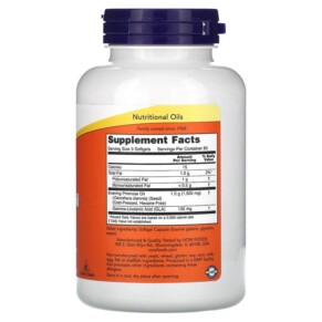 Dầu hoa anh thảo NOW Foods 500 mg 250 viên nang mềm 3 Thành phần vi chất của NOW Foods Evening Primrose Oil 500 mg 250 Softgels 733739017529
