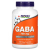 Thực phẩm bổ sung NOW Foods GABA 750 mg 200 Veg Capsules 733739001290