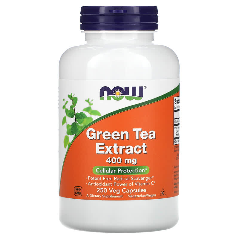 Chiết xuất trà xanh NOW Foods 400 mg 250 viên thực vật 10 now foods green tea extract 400 mg 250 veg capsules 7267 733739047069