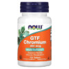 Thực phẩm bổ sung NOW Foods GTF Chromium 200 mcg 100 Tablets 733739014306