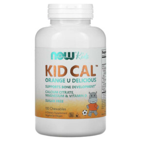Thực phẩm bổ sung NOW Foods Kid Cal 100 Chewables 733739012333