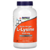 NOW Foods L-Lysine 1000 mg 250 viên 4 Thực phẩm bổ sung NOW Foods L-Lysine 1.000 mg 250 Tablets 733739001238