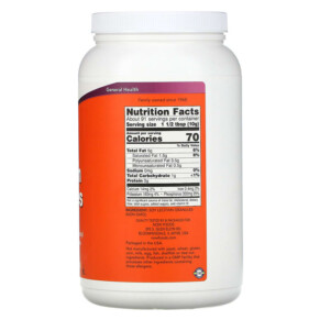 Hạt Lecithin Không Biến Đổi Gen NOW Foods 2 lbs (907 g) 3 Thành phần vi chất của NOW Foods Lecithin Granules Non-GMO 2 lbs (907 g) 733739022622