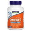 Thực phẩm bổ sung NOW Foods Omega-3 180 EPA / 120 DHA 100 Softgels 733739016508