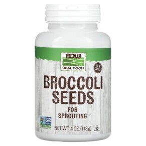 Thực phẩm bổ sung NOW Foods Real Food Broccoli Seeds 4 oz (113 g) 733739072153