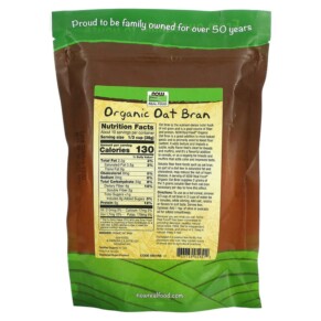 Bột Yến Mạch Hữu Cơ NOW Foods Real Food 14 oz (397 g) 3 Thành phần vi chất của NOW Foods Real Food Organic Oat Bran 14 oz (397 g) 733739059512