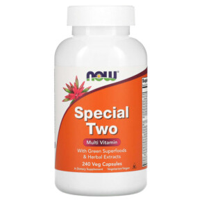 Thực phẩm bổ sung NOW Foods Special Two Multi Vitamin 240 Veg Capsules 733739038692