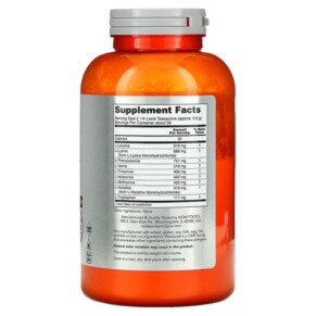 Bột Amino-9 Essentials NOW Foods Sports 11.64 oz (330 g) 3 Thành phần vi chất của NOW Foods Sports Amino-9 Essentials Powder 11.64 oz (330 g) 733739002068