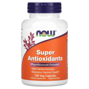 Thực phẩm bổ sung NOW Foods Super Antioxidants 120 Veg Capsules 733739033222