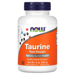 Thực phẩm bổ sung NOW Foods Taurine Pure Powder 8 oz (227 g) 733739002600