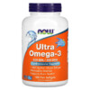 Thực phẩm bổ sung NOW Foods Ultra Omega-3 500 EPA / 250 DHA 180 Fish Softgels 733739016652