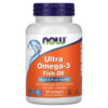 Thực phẩm bổ sung NOW Foods Ultra Omega-3 90 Softgels 733739016614