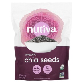 Thực phẩm bổ sung Nutiva Organic Chia Seeds 12 oz (340 g) 692752103117