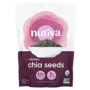 Thực phẩm bổ sung Nutiva Organic Chia Seeds 6 oz (170 g) 692752103728