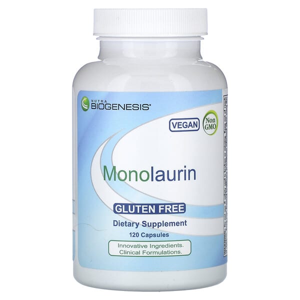 Monolaurin Nutra BioGenesis 120 viên hỗ trợ miễn dịch 8 nutra biogenesis monolaurin 120 capsules 130927 812806318315