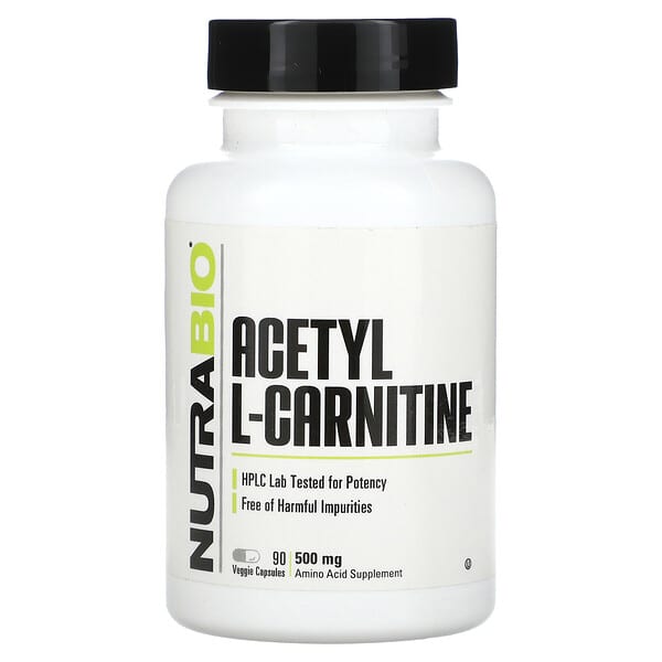 NutraBio Acetyl L-Carnitine 500 mg 90 viên 649908232252