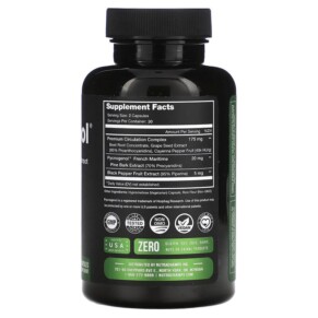 Viên uống NutraChamps Pycnogenol 60 viên thực vật 3 Thành phần vi chất của NutraChamps Pycnogenol 60 Vegan Capsules 621983999084
