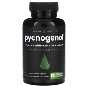 Thực phẩm bổ sung NutraChamps Pycnogenol 60 Vegan Capsules 621983999084