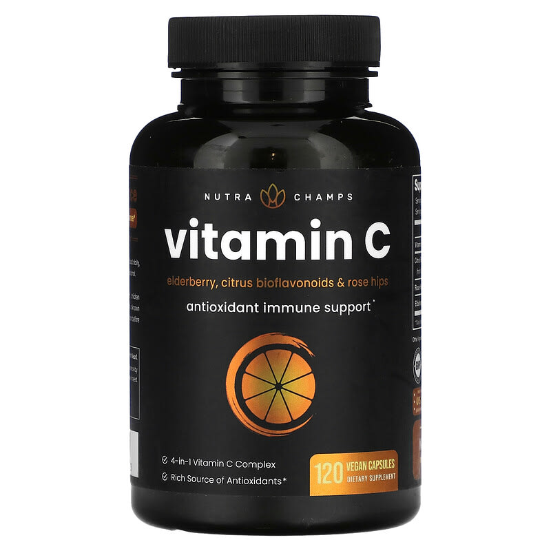 NutraChamps, Vitamin C, 120 viên 621983999053