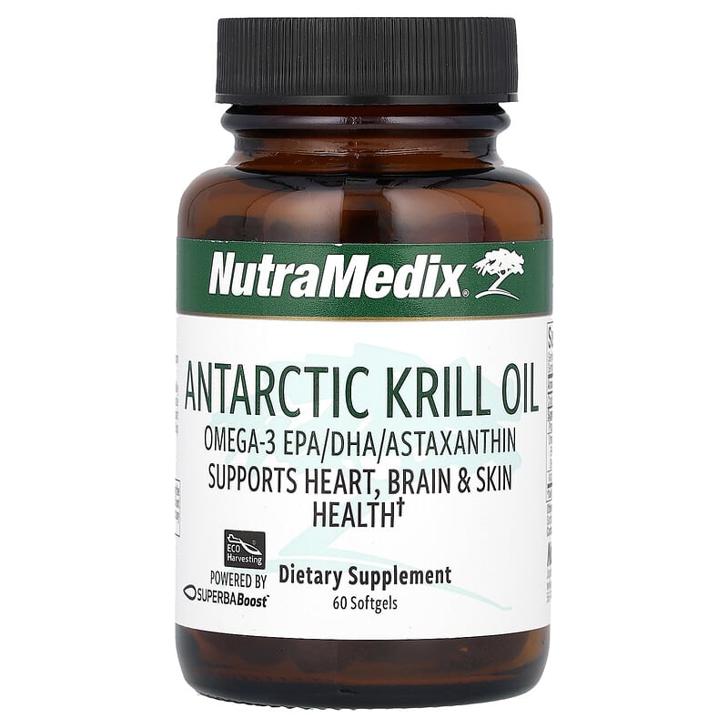 NutraMedix, Antarctic Krill Oil, 60 viên 728650047502