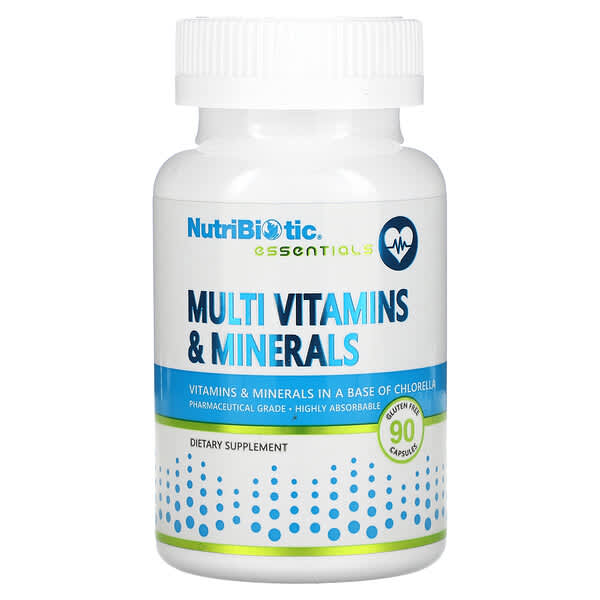 NutriBiotic Essentials Multi Vitamins & Minerals 90 viên 728177001209