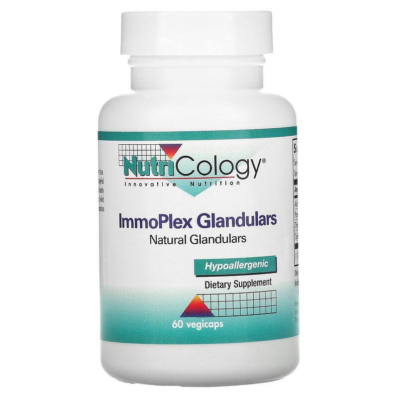 Nutricology ImmoPlex Glandulars 60 Vegicaps - viên uống hỗ trợ miễn dịch từ Nutricology 10 nutricology immoplex glandulars 60 vegicaps 12703 713947504509
